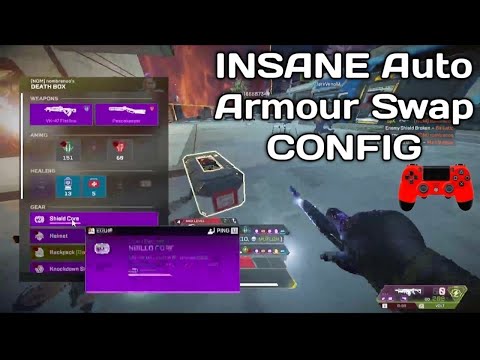 Overpowered AUTO ARMOUR SWAP CONFIG on Controller, Apex Legends Binds