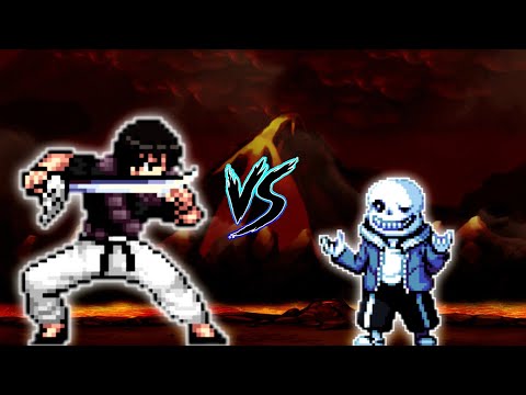 Toji Fushiguro V4 (Inseph) (New) VS Classic Sans V3 in Jump Force Mugen