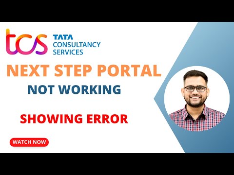 TCS Update | Error in tcs next step portal | #tcs #tcsupdate #tcshiring