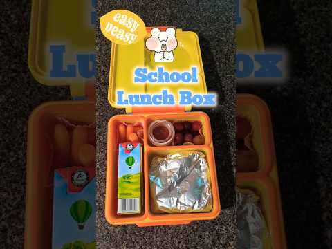 Easy Lunch Box for kids #omiebox #schoollunchbox #shorts #bentobox #firstgrade