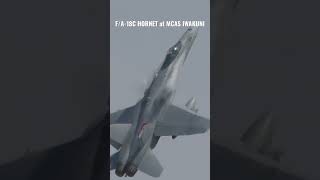 F/A-18C 戦闘攻撃機のハイレートクライム！ #shorts #usmc #f18hornet #fighterjet #aviation #岩国基地