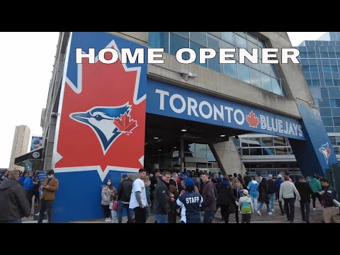 Blue Jays Home Opener | 4K Downtown Toronto (April 8 2022)