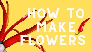 How to make chili Flowers ? 🌶🫶✨👀 #shorts #pedas #indonesia