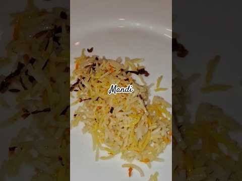 Mandi Rice with Mutton Roast#food #youtubeshorts