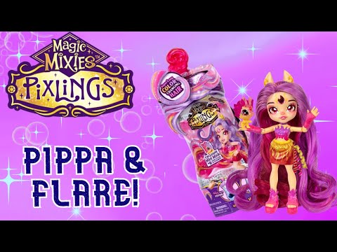 Firehorse and Frosted Tips | Deluxe Magic Mixies Pixlings Galaxy Hair Pippa | Adult Collector Review