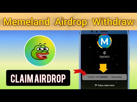 Memeland Withdrawal | Memes Airdrop withdrawal | Memes coin Live | Hanshuverse