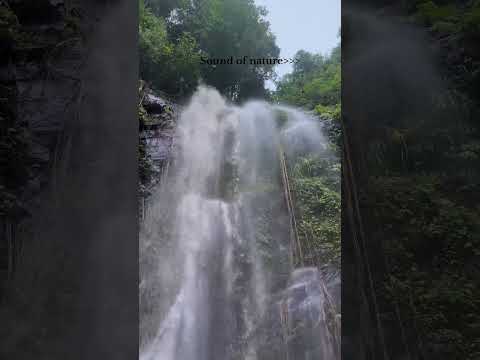 Sound of nature💚#travel #viral #waterfall #mountains #viralvideo #viralshorts