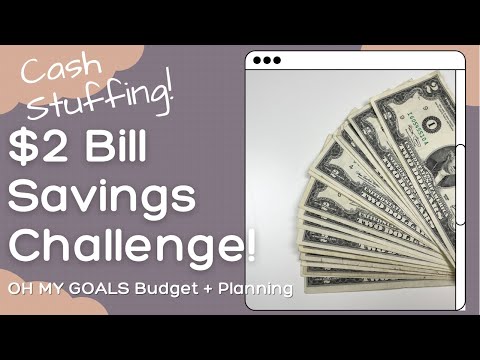 $2 Bill SAVINGS CHALLENGE + Cash Stuffing | and I’d Like Your Advice