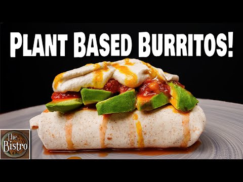 Black Bean Burritos - Plant Based and Delicious!