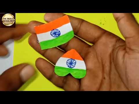 How to make Indian flag Billa with paper || Jay Hind 🇮🇳 #indiaflag #diy#therivalsofficialboy