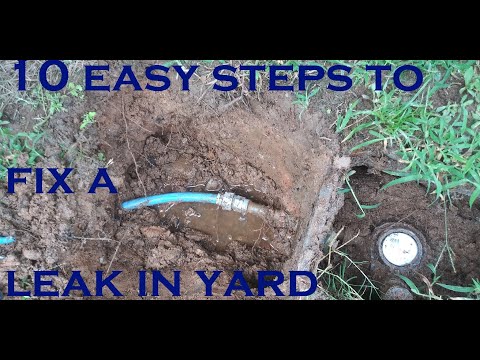 10 Easy DIY Steps To Fix Leak In Yard