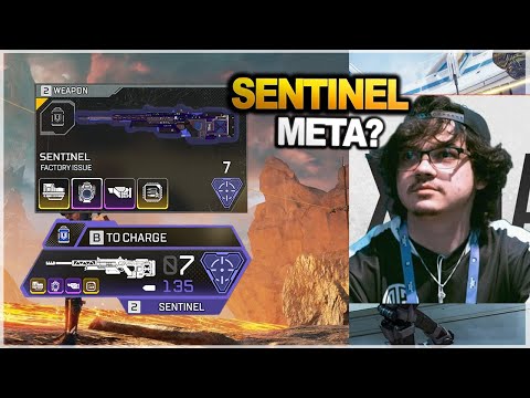 Albralelie tries using the SENTINEL in blgs finals (apex legends )