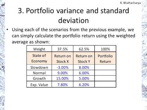 Risk and Return II: Portfolio Return and Risk