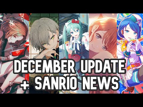 DECEMBER UPDATE + SANRIO NEWS - PROJECT SEKAI GLOBAL