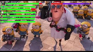 Despicable Me 2 - Final Battle With Healthbars (New year special)