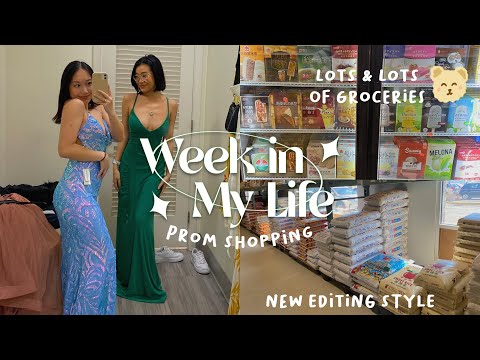 Week in my life | Prom Dress Shopping, Grocery Shopping, Mini Haul #WeekInMyLife #vlog