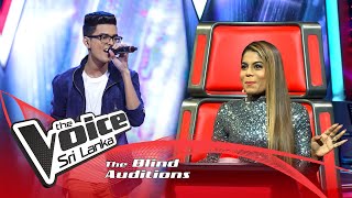 Thishan Shanulka - Lassana Desak (ලස්සන දෑසක්) | Blind Auditions| The Voice Sri Lanka