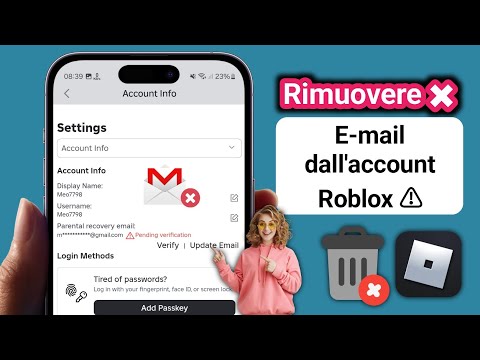 Come rimuovere l'email dall'account Roblox (2025)