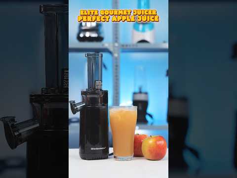 Elite Gourmet Slow Juicing: Easy Apple Juice Making Demonstration