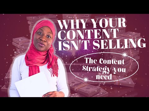 Why Your Content Strategy Isn't Converting to Sales: The Content Strategy YOU NEED NOW!