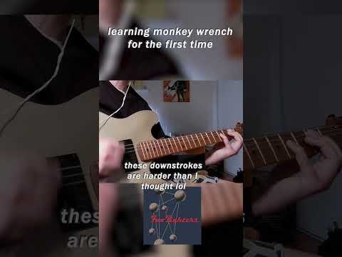 Trying To Learn Monkey Wrench... #monkeywrench #thecolourandtheshape #foofighters