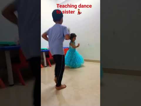 Teaching dance to sister #subscribe #share #viral #trending #shorts