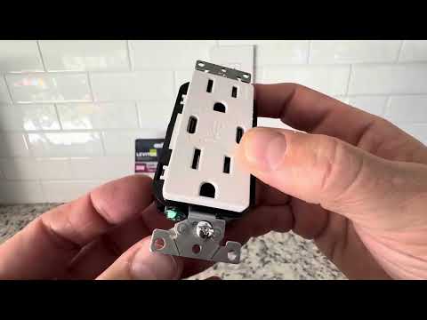 Leviton T5632 3BW 15 Amp USB Charger Tamper Resistant Duplex Receptacle Review