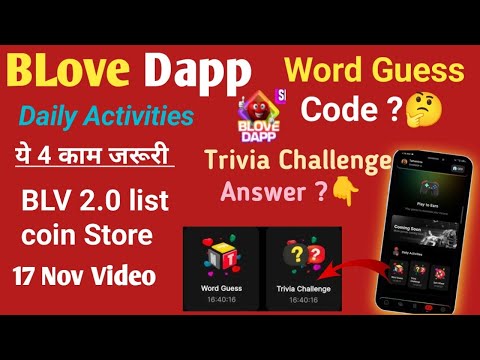 BLove Tokan list on coin Store Update 💥 BLove Dapp daily task complete 💯 Omar Khan live update today