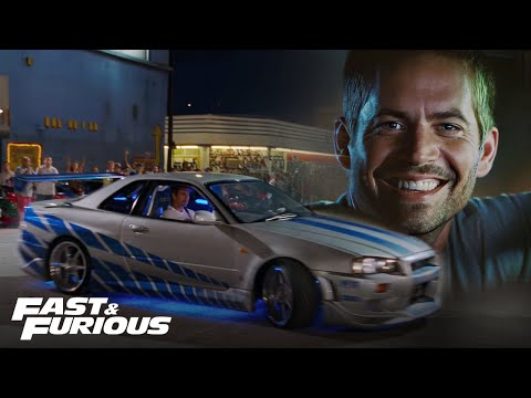 3 Intense Brian O'Connor Races | Fast & Furious