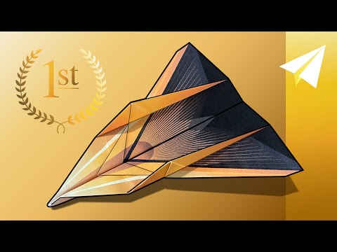 How to Make a Competition Winning Paper Airplane that Flies REALLY Far — Solar Flare