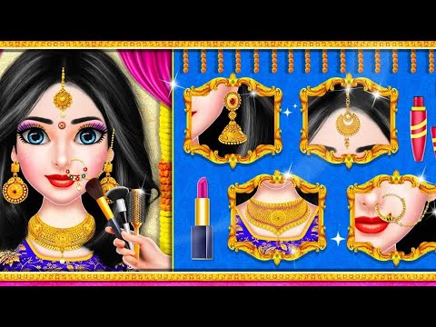 Royal wedding Makeup  - Love Marriage Games - Indian Wedding Girl stylist