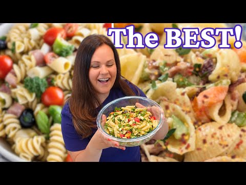 3 AMAZING Pasta Salad Recipes | 3 Must-try Creations!