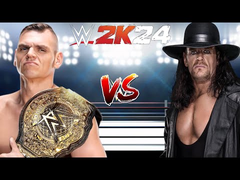 WWE 2K24 GUNTHER VS. THE UNDERTAKER CASKET MATCH FOR THE WWE WORLD HEAVYWEIGHT CHAMPIONSHIP BELT!