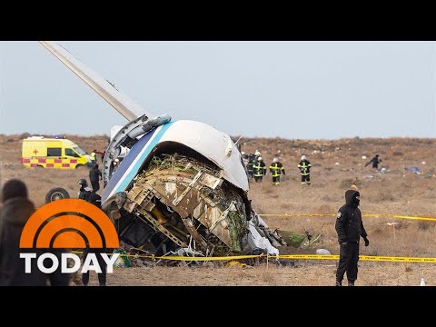 New video emerges of moments before plane crash in Kazakhstan