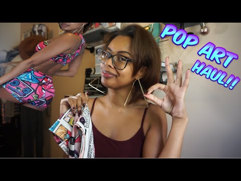 Pop Art Leggings l SHEIN Try-On Haul