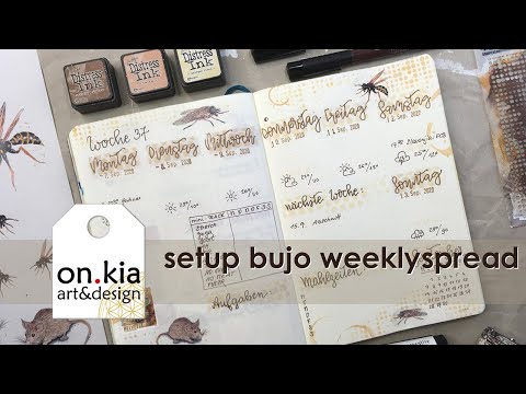 setup bulletjournalweeklylog 37/2020