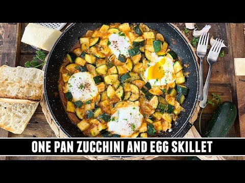 One-Pan Zucchini and Egg Skillet | IRRESISTIBLY Delicious & Healthy Recipe