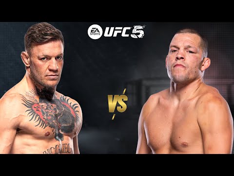 UFC 5 CONOR MCGREGOR VS. NATE DIAZ FOR THE UFC WORLD WELTERWEIGHT CHAMPIONSHIP BELT!