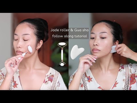 Daily Jade Roller & Gua Sha follow along tutorial