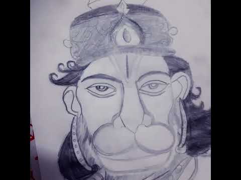 Hanuman Drawing shorts