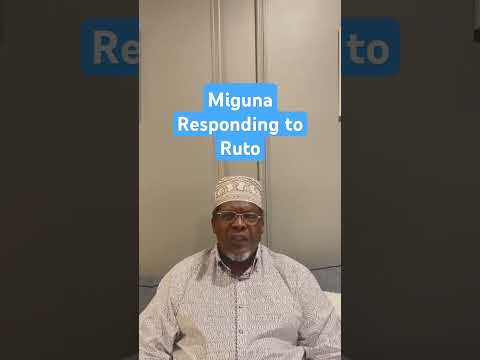 Miguna Responding to William Ruto #azimiolaumoja #parliamentofkenya #news #duet #kenya