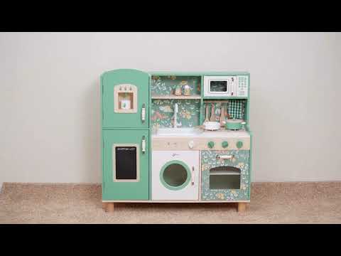 扮家家酒❤古典奢華廚房組 Vintage Kitchen《50562》【德國ClassicWorld客來喜經典木玩】