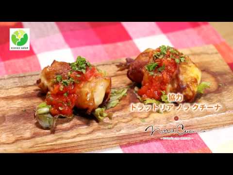 【2019エチゴサラダ】肉巻きポテトサラダ春巻き仕立て