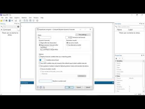 New in Stata 17: Bayesian dynamic forecasting