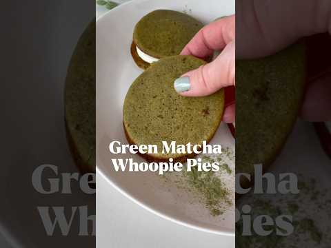 GREEN MATCHA WHOOPIE PIES | St. Patrick’s Day Green Dessert Recipe