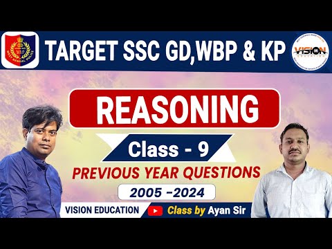 WBP & KP Reasoning Practice Class 9  | PYQ with Short Tricks by Ayan Sir | Practice Set