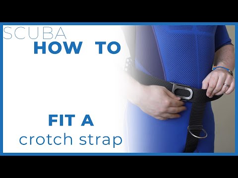 How To Fit A Crotch Strap on a Backplate #scuba #howto