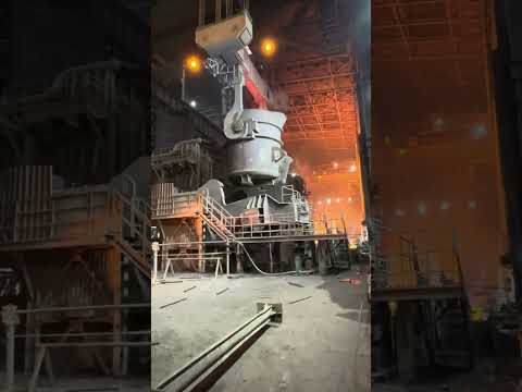 #steelindustry  - Liquid Bath Ladle Movement