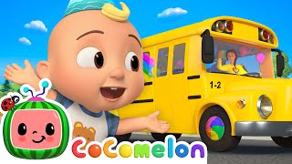 Wheels on the Birthday Bus Song! 🎂 Happy Birthday JJ!  | CoComelon Nursery Rhymes & Kids Songs