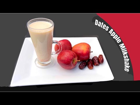 Apple And Dates Milkshake || Healthy Drinks || Ramadan Recipes || Khajoor Milkshake